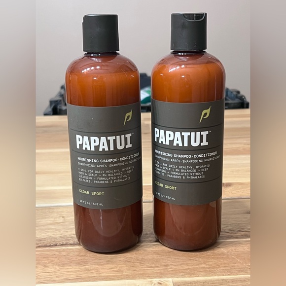 2PK Papatui Nourishing Men's Shampoo+Conditioner 2-in-1 - Picture 1 of 6